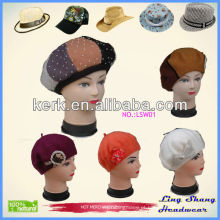A loja nova dos chapéus da neve dos chapéus da senhora 100% da lã da promoção 100%, LSW01